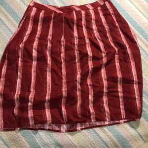 Coldwater Creek Paint stripe skirt